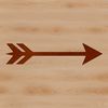 Arrow SVG cut file for laser engrave and printing