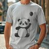 Beautiful Vector Panda Image A simple illustration of a panda in a playful pose.