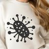 Microscopic Cell Art Microscopic illustration of a single bacterium cell.