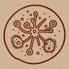 A microorganism illustration of a single bacterium.