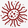 Beautiful Vector Art of a Single Germ A microscopic illustration of a single bacteria cell in a scientific context.
