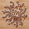 Vector Graphics of a Bacterium Vector graphic representation of a bacterial microorganism.