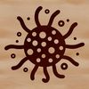 A microscopic illustration of bacteria in various shapes and sizes, ideal for vector graphics and design projects.