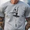 Beautiful Ballerina Vector Illustration A vector illustration of a ballerina in a flowing tutu, suitable for digital design projects.