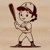 White Baseball Icon Design A vector illustration of a baseball on a white background.