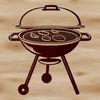 Grilled to Perfection Grill with cooking utensils and food on a BBQ setup