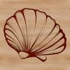 Beachside Treasure Illustration Seashell illustration in a digital format, suitable for various creative projects and designs.