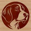 Free Dog Head Vector Art Illustrative beagle dog head illustration in vector format.