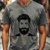 Detailed Male Figure SVG Graphic An illustration of a bearded male figure with detailed facial features.