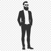 Male SVG Character Design SVG man character designed with precision for cutting machines like Cricut or laser cutter.