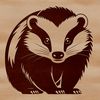 Realistic Vector Badger Illustration A realistic illustration of a badger in vector format.