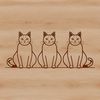 Adorable Domesticated Cat Design A vector graphic illustration of a domesticated feline animal.