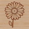 Simple Daisy Bloom Illustration High-quality vector illustration of a single daisy bloom in simple style.