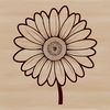 Vibrant Daisy Graphics for Digital Use A free SVG daisy graphic suitable for various digital applications.