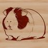 Friendly Guinea Pig SVG Clip Art Design SVG design of a friendly guinea pig character.