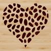 A stylized vector heart symbol, perfect for various designs.