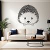 A digital illustration of a hedgehog, created as a scalable vector graphic.