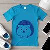 Spiny Friend Graphic Vector Art A small, spiny mammal with rounded body and sharp quills, suitable for use in graphic design.