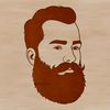 Free Bearded Man SVG Download An illustration of a bearded male figure, suitable for vector art and design projects.
