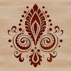 Beautiful Embellishment Vector Graphic A stylized, ornate paisley shape design suitable for vector art and digital crafting.