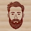 Clean Vector Portrait of a Man with Beard A man with a beard in a clean vector format.