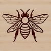 Gardening Friend Illustration Illustrative bee icon for gardening and insect-related designs.
