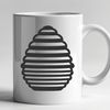 Beehive Illustration Vector Art A simple illustration of a beehive, suitable for vector art designs.