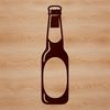 Free Vector Beer Design Download A digital illustration of a beer bottle with label and packaging details.
