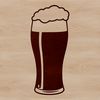 Beautiful Beer Icon An SVG icon representation of a classic beer drink in a glass, ideal for design projects.