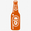 Free Vector Graphic of a Beer Bottle A digital illustration of a beer bottle, suitable for vector graphics projects.