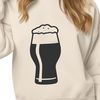 Beer Illustration SVG Graphic A clear illustration of a glass filled with beer, suitable for digital design projects.