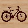 A simple vector illustration of a bike, suitable for commercial or personal use in various projects.