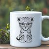 Big Cat in Shades An illustration of a jaguar wearing glasses in a digital format.