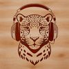 A sleek big cat with distinctive spots.