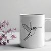 Free SVG Hummingbird Clip Art An accurate depiction of a hummingbird, created using scalable graphics.