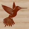 Close-up Bird Vector Art Design Close-up vector drawing of a hummingbird's plumage and beak.