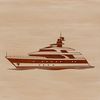 Modern Boat Silhouette SVG Design A sleek, modern boat design, suitable for vector graphics and digital applications.