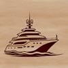 Detailed Sailboat Vector Art A detailed illustration of a sailboat in various design formats including SVG.