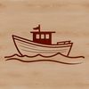 Free Boat Clip Art SVG A simple vector illustration of a boat designed for various digital applications.