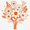Lovely Mother's Day Flowers A colorful arrangement of flowers in a bouquet design, ideal for various occasions such as weddings or Mother's Day.