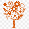 A bouquet of flowers in various colors and shapes, ideal for wedding decorations or Mother's Day gifts.