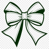 Colorful Gift Ribbon A colorful bow made from ribbons, ideal for gift wrapping or crafting.