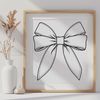 Stylized Bow Illustration A stylized vector bow illustration suitable for various uses including crafting and design.