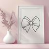 Beautiful Gift Bow Decoration A decorative ribbon-like bow used as a gift embellishment.