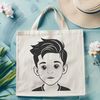 Free Clip Art Boy Character A high-quality vector illustration of a young boy, suitable for commercial or personal use in various design applications.