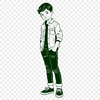 Cute Cartoon Boy SVG Illustration An SVG vector graphic representation of a child.