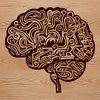 Human Anatomy Artwork SVG File Anatomical illustration of the human brain in ornate detail.