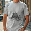 Sacred Temple Icon in SVG Format A stylized rendering of a traditional Buddhist temple with intricate design elements.