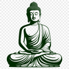 Beautiful Buddha Illustration in Vector Format A detailed illustration of the Buddha in vector format.