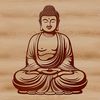 Beautiful Buddhist Symbolism in Vector Format Religious iconography illustration of a Buddha figure in vector format.